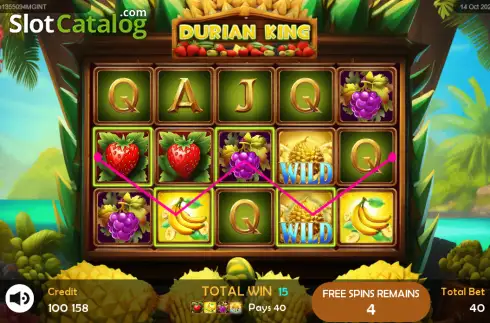 Скрин3. Durian King слот