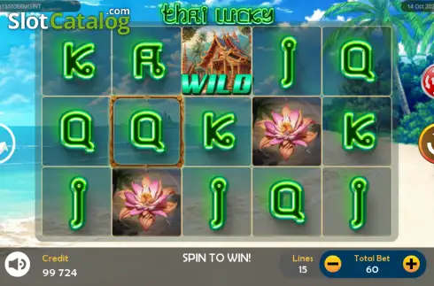 Скрин2. Thai Lucky слот