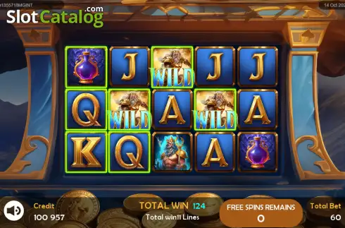 Скрин2. Gods of Olympus (ClotPlay) слот