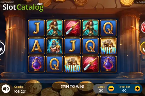 Скрин3. Gods of Olympus (ClotPlay) слот