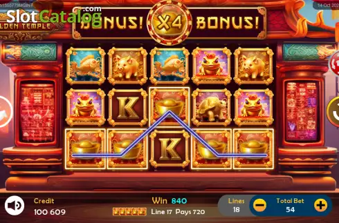 Скрин3. Golden Temple (ClotPlay) слот