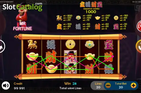 Скрин3. Mr Fortune слот