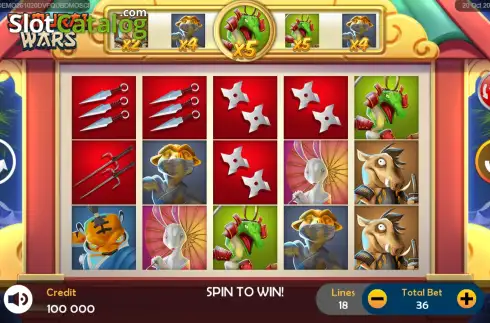 Скрин2. Samurai Wars слот
