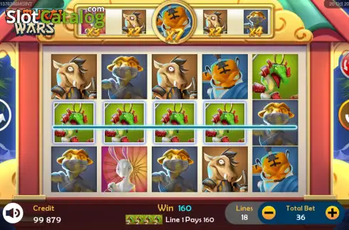 Скрин3. Samurai Wars слот