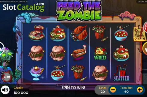 Скрин2. Feed the Zombie слот