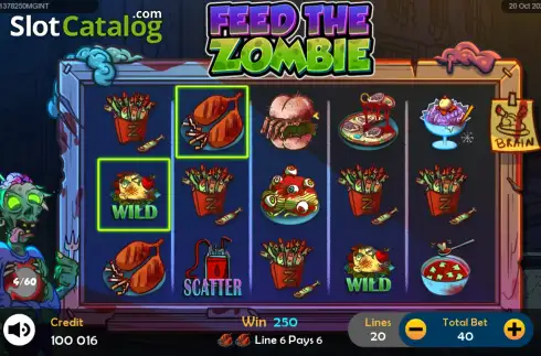 Скрин3. Feed the Zombie слот