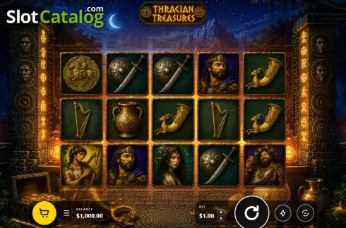 Скрин2. Thracian Treasures (Clueless-Kangaroo) слот