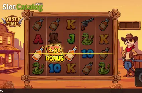 Скрин3. Dusty Trail слот