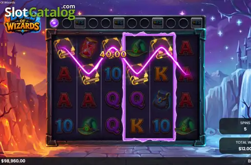 Скрин3. Duel of Wizards слот