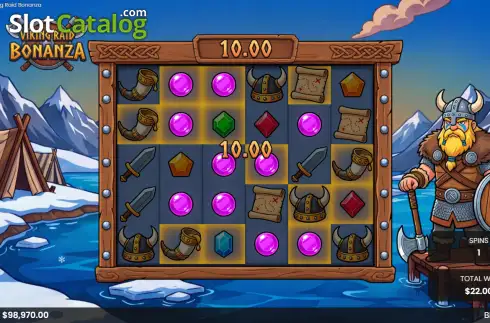 Скрин3. Viking Raid Bonanza слот