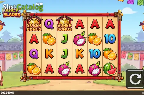 Скрин2. Juicy Blades слот