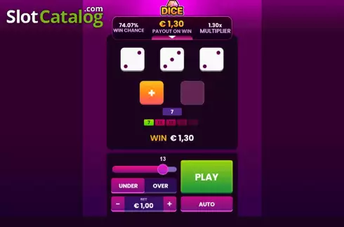 Скрин3. Dice - Originals слот