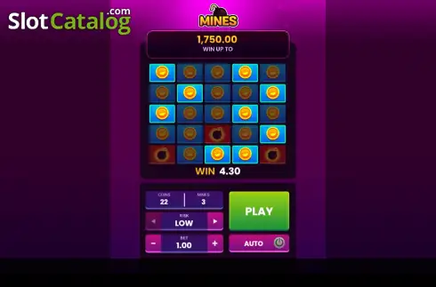 Скрин3. Mines - Originals слот
