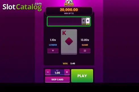Скрин3. Hi-Lo (Coin Machine Gaming) слот