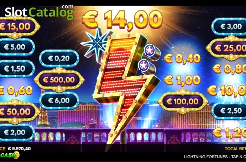 Скрин3. Lightning Fortunes - Tap n Cash слот