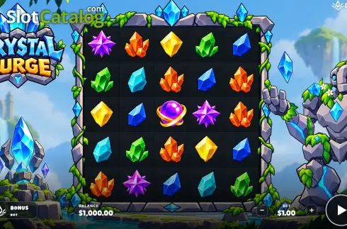 Скрин2. Crystal Surge слот