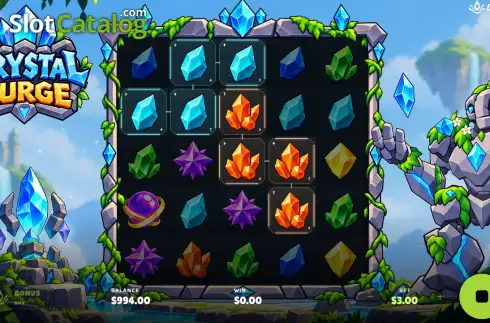 Скрин3. Crystal Surge слот