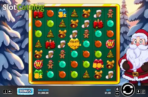 Скрин2. Frosty Gifts 1000 слот