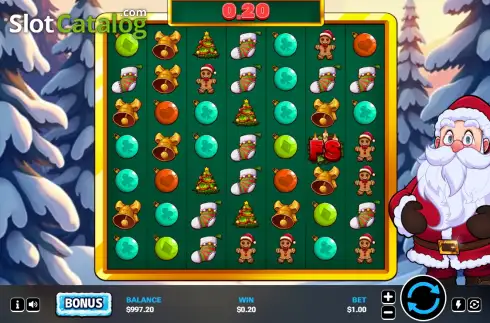 Скрин3. Frosty Gifts 1000 слот