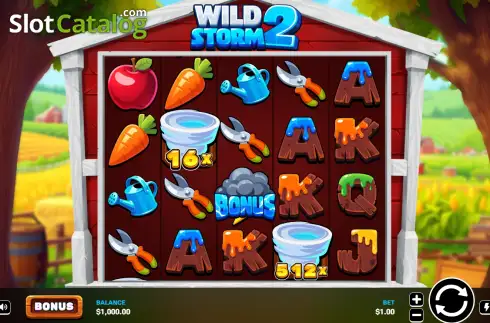 Скрин2. Wild Storm 2 слот