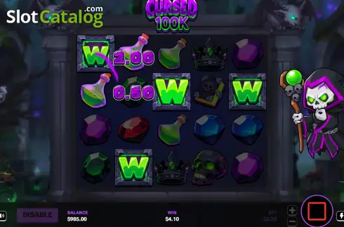 Скрин3. Cursed 100K слот