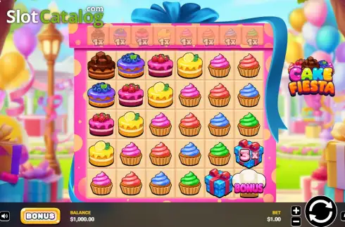 Скрин2. Cake Fiesta слот
