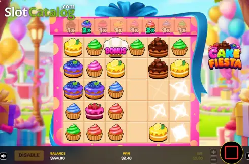 Скрин3. Cake Fiesta слот