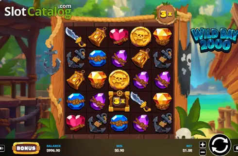 Скрин2. Wild Bay 2000 слот