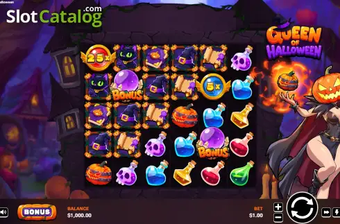 Скрин2. Queen of Halloween слот