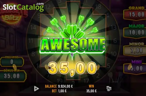 Скрин3. Bullseye Blitz слот