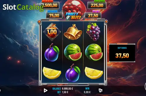 Скрин2. Fruity Blitz слот