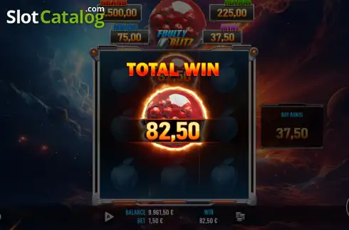 Скрин3. Fruity Blitz слот