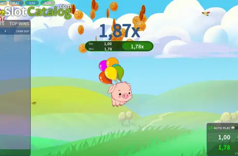 Скрин2. Pilot Piggy слот