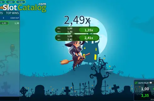 Скрин3. Witch Crash'd слот