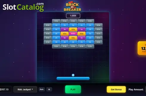 Скрин2. Brick Breaker слот