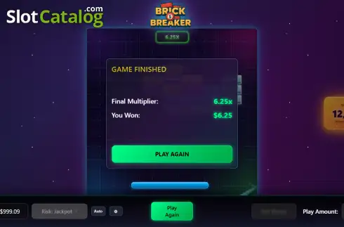 Скрин3. Brick Breaker слот