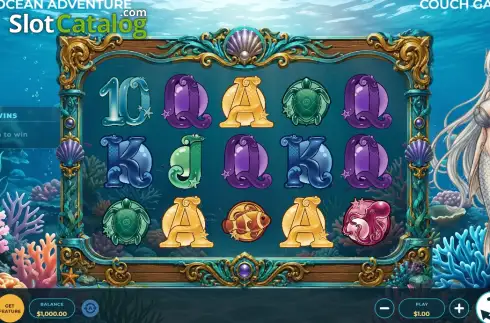 Скрин2. Ocean Adventure слот