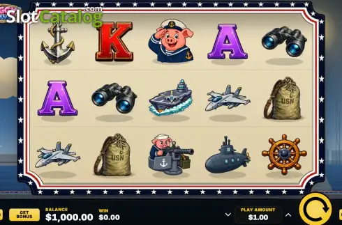 Скрин2. Piggy Navy слот