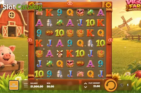 Скрин2. Piggy Farm (Crash Galaxy) слот