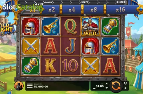Скрин2. Wild Knight слот