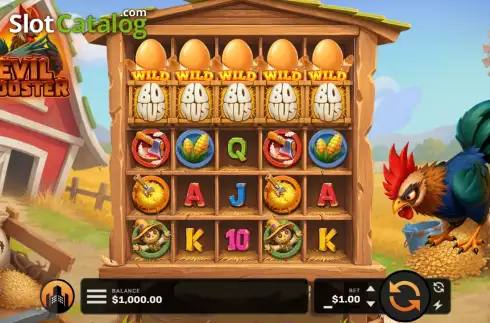 Скрин3. Evil Rooster слот