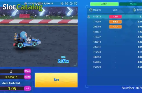 Скрин2. Kart Crash слот