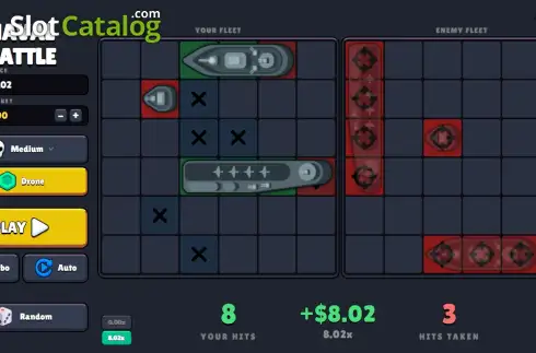 Скрин3. Naval Battle слот