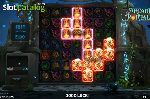 Скрин3. Arcane Portals слот