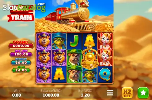 Скрин2. Coin Train (CROCO) слот