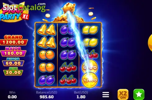Скрин3. Piggy Party XL слот