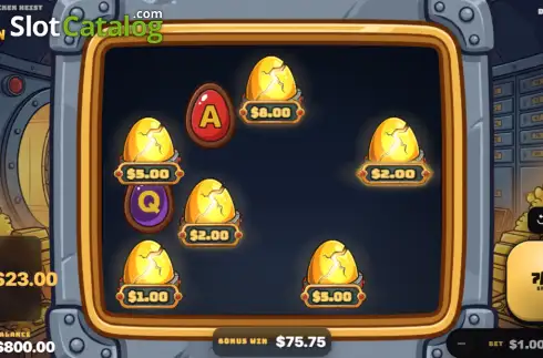 Скрин3. Chicken Heist слот