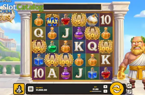 Скрин2. Storm of Zeus (Degen Lab) слот