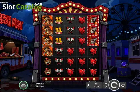 Скрин2. Carnival of Freaks слот