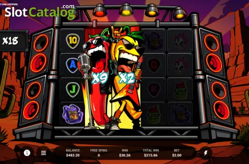 Скрин3. Wild Hot Chilli Peppers слот